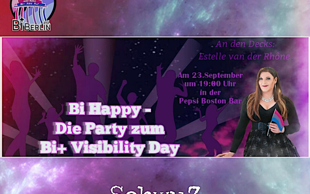 Bi Happy – Die Party zum Bi+ Visibility Day